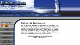 What Bonding.com website looked like in 2017 (6 years ago)