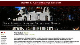 What Barth-seiden.de website looked like in 2017 (6 years ago)