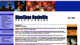 What Blueshoenashville.com website looked like in 2017 (6 years ago)