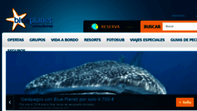 What Blueplanet.es website looked like in 2017 (8 years ago)