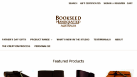 What Bookseed.com.au website looked like in 2017 (6 years ago)
