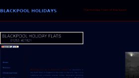 What Blackpoolholidays.info website looked like in 2017 (6 years ago)