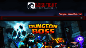 What Bossfightentertainment.com website looked like in 2017 (8 years ago)