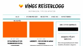 What Blogg.ving.no website looked like in 2017 (6 years ago)