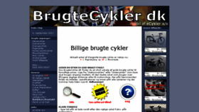 What Brugtecykler.dk website looked like in 2017 (6 years ago)