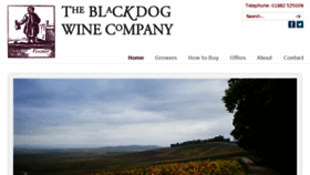 What Blackdogwines.co.uk website looked like in 2017 (6 years ago)