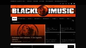 What Blacklionmusic.com website looked like in 2017 (6 years ago)