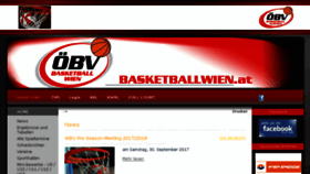 What Basketballwien.at website looked like in 2017 (6 years ago)
