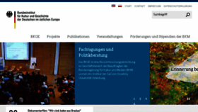 What Bkge.de website looked like in 2017 (6 years ago)