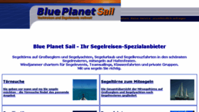 What Blueplanetsail.de website looked like in 2017 (6 years ago)