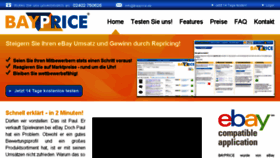 What Bayprice.de website looked like in 2017 (6 years ago)