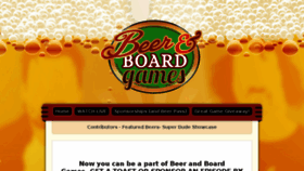 What Beerandboard.com website looked like in 2017 (6 years ago)