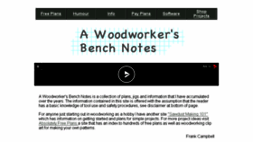 What Benchnotes.com website looked like in 2017 (6 years ago)