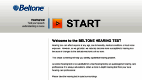 What Beltonehearingtest.com website looked like in 2017 (6 years ago)