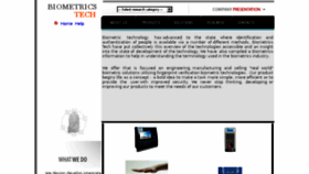 What Biometricstech.com website looked like in 2017 (6 years ago)
