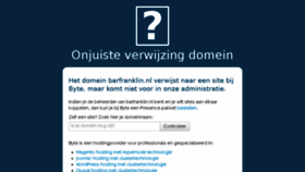 What Barfranklin.nl website looked like in 2017 (6 years ago)