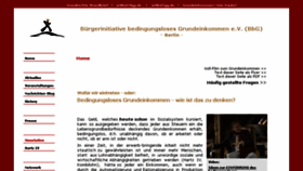 What Buergerinitiative-grundeinkommen.de website looked like in 2017 (6 years ago)
