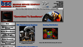 What Bearing-service.com website looked like in 2017 (6 years ago)