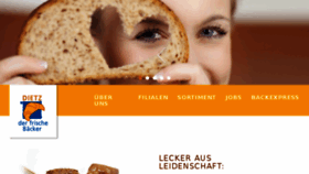 What Back-dietz.de website looked like in 2017 (6 years ago)