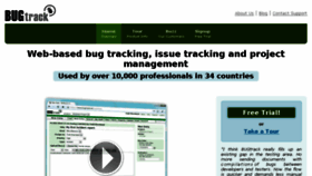 What Bugtrack.net website looked like in 2017 (6 years ago)