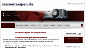What Beamerlampen.de website looked like in 2017 (6 years ago)