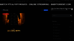 What Babytorrent.com website looked like in 2017 (6 years ago)