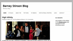 What Barneystinsonblog.com website looked like in 2017 (6 years ago)