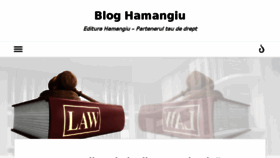 What Bloghamangiu.ro website looked like in 2017 (6 years ago)
