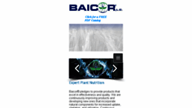 What Baicor.com website looked like in 2017 (6 years ago)
