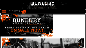 What Bunburyfestival.com website looked like in 2017 (6 years ago)