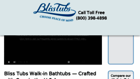 What Blisstubs.com website looked like in 2017 (6 years ago)