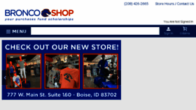 What Broncoshop.com website looked like in 2017 (6 years ago)