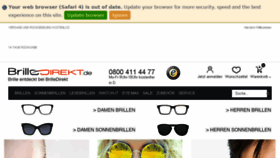 What Brilledirekt.de website looked like in 2017 (8 years ago)