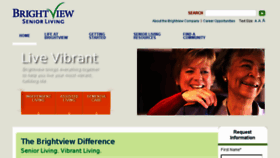 What Brightviewseniorliving.com website looked like in 2017 (6 years ago)
