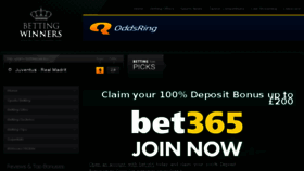 What Betting-winners.com website looked like in 2017 (6 years ago)