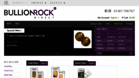 What Bullionrock.com website looked like in 2017 (6 years ago)