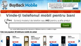 What Buybackmobile.ro website looked like in 2017 (6 years ago)