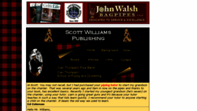 What Bagpipepublishing.com website looked like in 2017 (8 years ago)