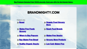 What Brandmighty.com website looked like in 2017 (6 years ago)