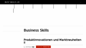 What Business-skills24.de website looked like in 2017 (6 years ago)