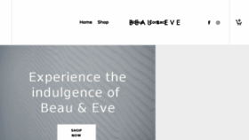 What Beauandeve.com website looked like in 2017 (6 years ago)