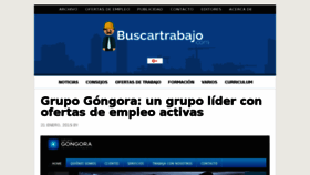 What Buscartrabajo.com website looked like in 2017 (6 years ago)