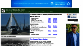What Bostonroads.com website looked like in 2017 (6 years ago)