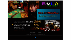What Bolaketangkasan.com website looked like in 2017 (6 years ago)
