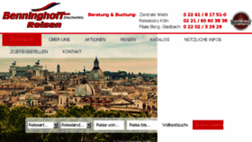 What Benninghoff-reisen.de website looked like in 2017 (6 years ago)