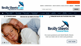 What Brollysheets.com.au website looked like in 2017 (6 years ago)