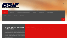 What Bsif.co.uk website looked like in 2017 (6 years ago)