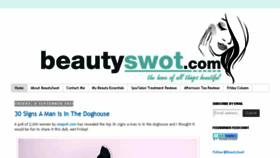 What Beautyswot.com website looked like in 2017 (6 years ago)