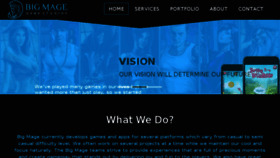 What Bigmage.com website looked like in 2017 (6 years ago)