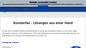 What Boosterfan.de website looked like in 2017 (6 years ago)